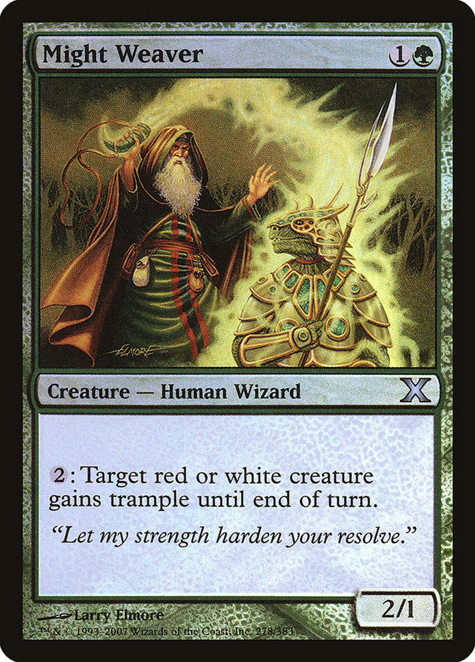 Might Weaver (lámina premium) [Décima edición] 