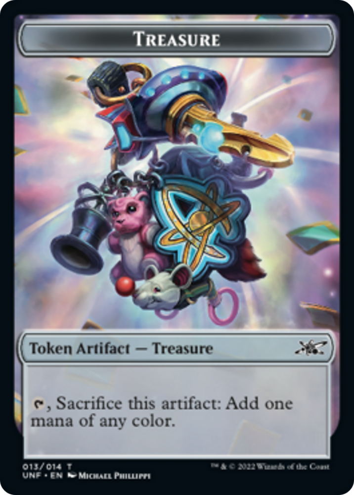 Ardilla // Tesoro (013) Ficha de doble cara [Tokens Unfinity] 