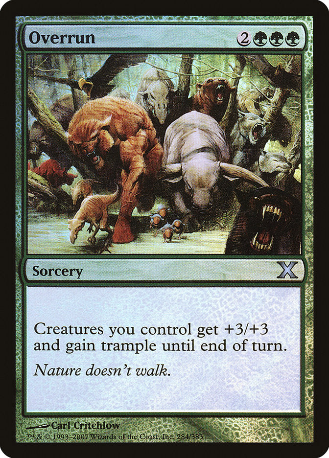 Overrun (Premium Foil) [Décima edición] 