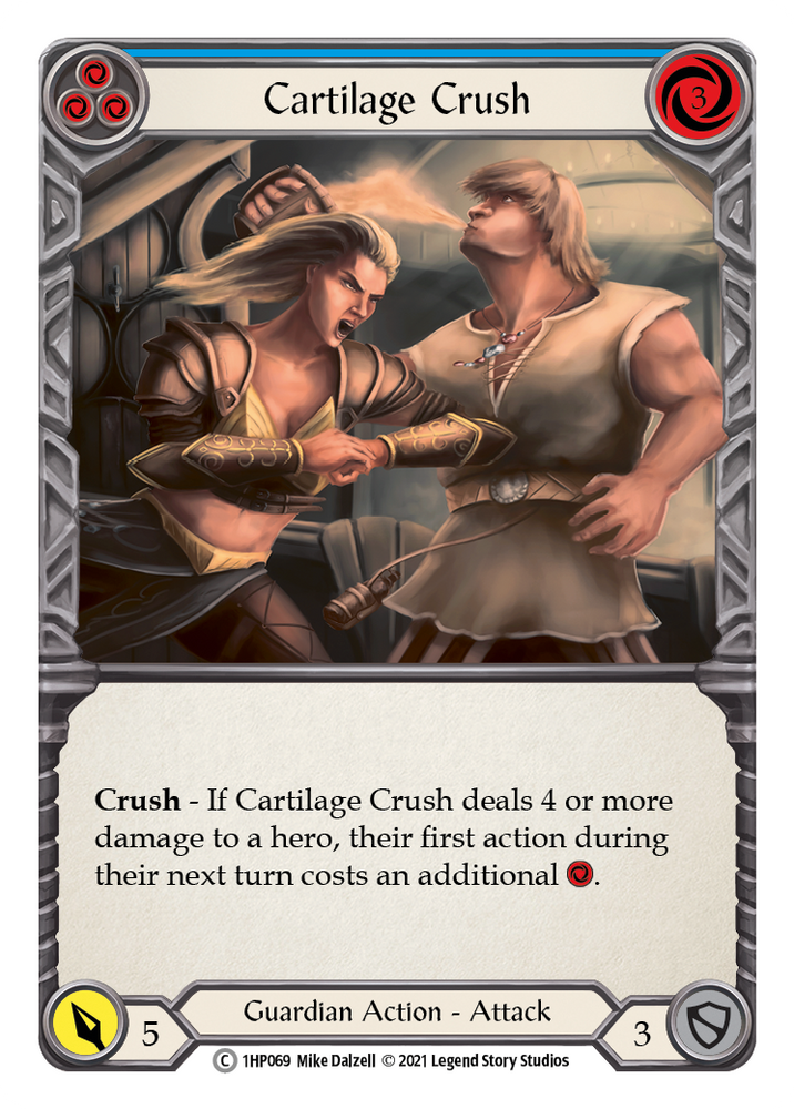 Aplastamiento de cartílago (azul) [1HP069] (Paquete histórico 1) 