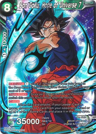 Son Goku, Esperanza del Universo 7 (TB1-052) [El Torneo del Poder] 