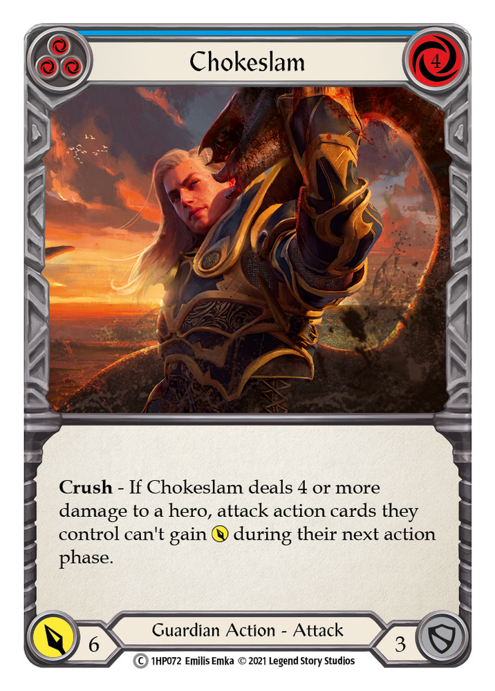 Chokeslam (Azul) [1HP072] (Paquete de historia 1) 