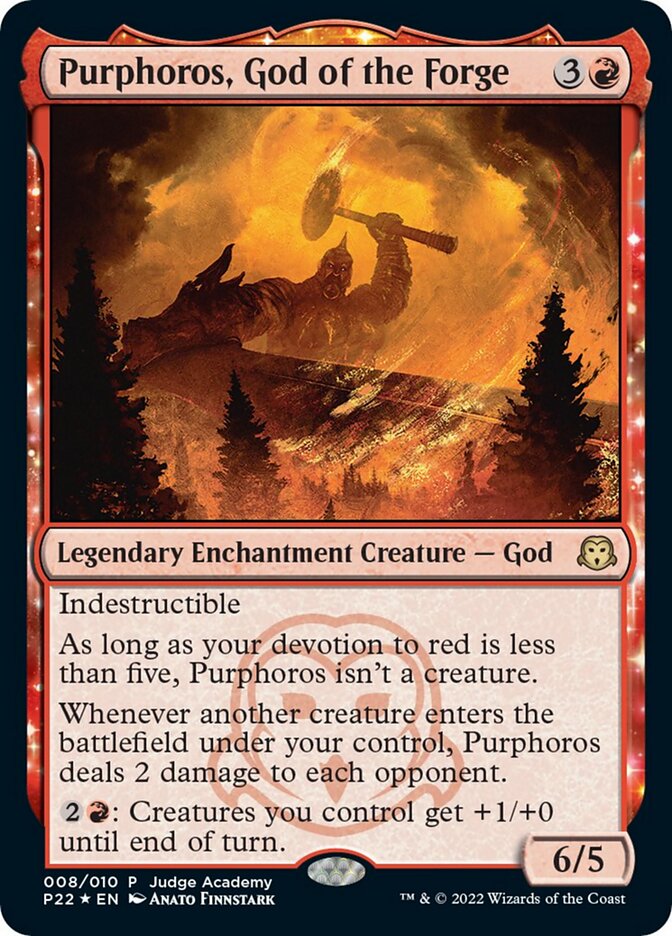 Purphoros, dios de la fragua [Tarjetas de regalo para jueces 2022] 