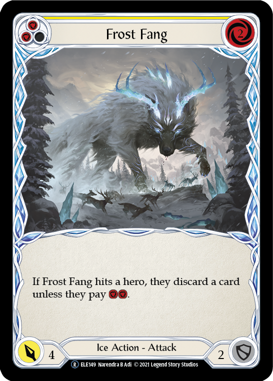 Frost Fang (Amarillo) [U-ELE149] (Tales of Aria Unlimited) Ilimitado Normal 