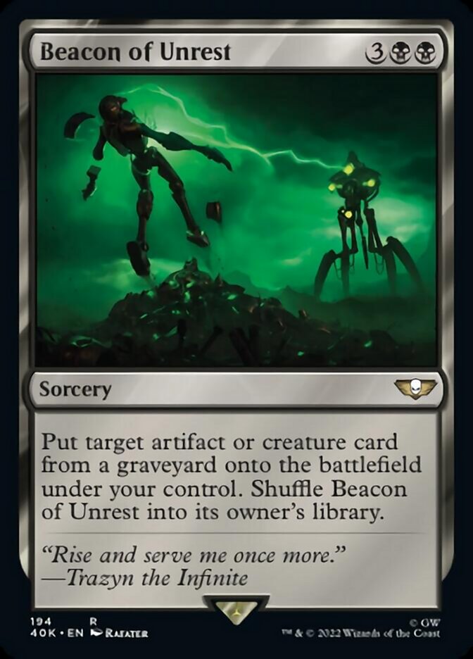Baliza de malestar (Surge Foil) [Warhammer 40,000] 