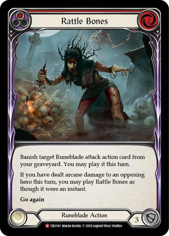 Huesos de cascabel [CRU143] (Crucible of War) 1.ª edición Lámina arcoíris 