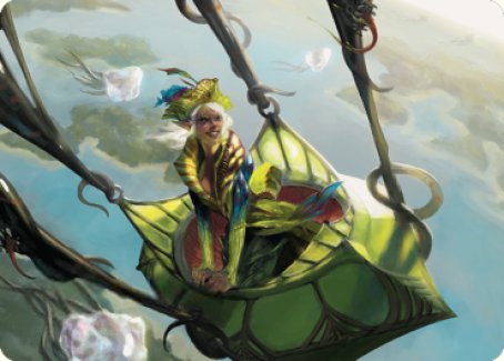 Nael, Tarjeta de arte Avizoa Aeronaut [Serie de arte Dominaria United] 