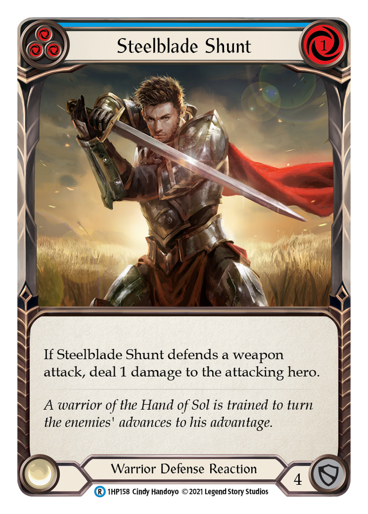 Steelblade Shunt (Azul) [1HP158] (Paquete histórico 1) 