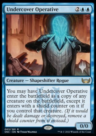 Operativo encubierto (paquete promocional) [Streets of New Capenna Promos] 