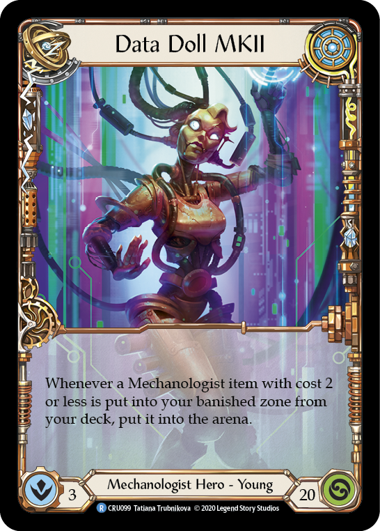 Data Doll MKII [CRU099] (Crucible of War) 1.ª edición Rainbow Foil 