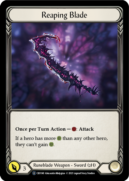 Reaping Blade [U-CRU140] (Crucible of War Unlimited) Ilimitado Normal 