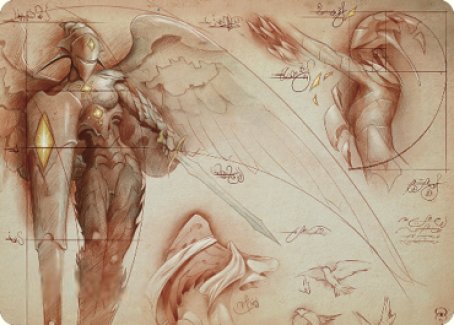Tarjeta de arte de ángel de platino [Serie de arte de guerra de los hermanos] 