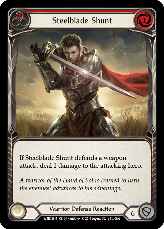 Steelblade Shunt (rojo) [WTR126-R] (Bienvenido a Rathe) Lámina arcoíris Alpha Print 