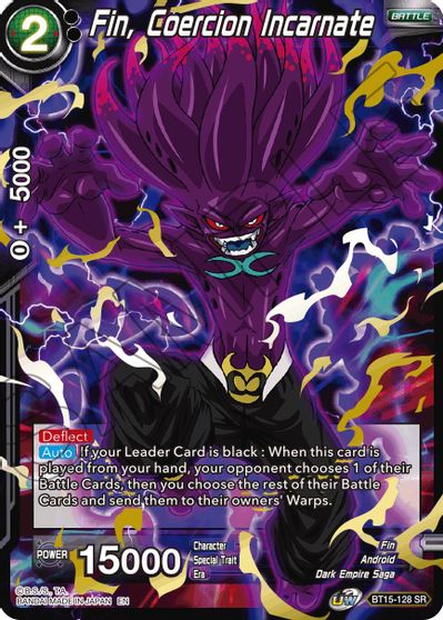 Fin, Coerción Encarnada (BT15-128) [Enfrentamiento Saiyan] 