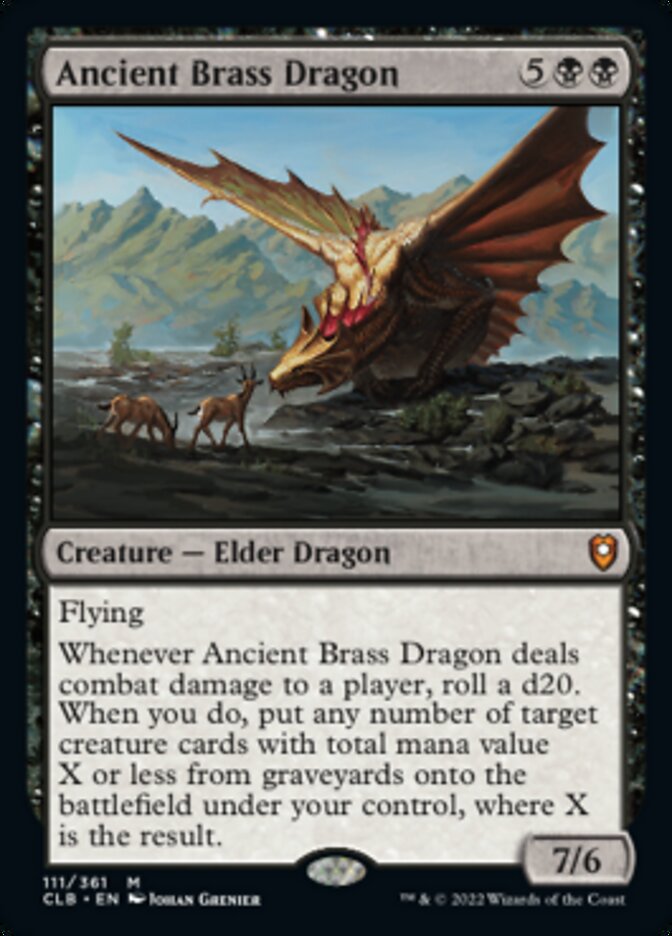 Dragón de bronce antiguo [Commander Legends: Batalla por Baldur's Gate] 