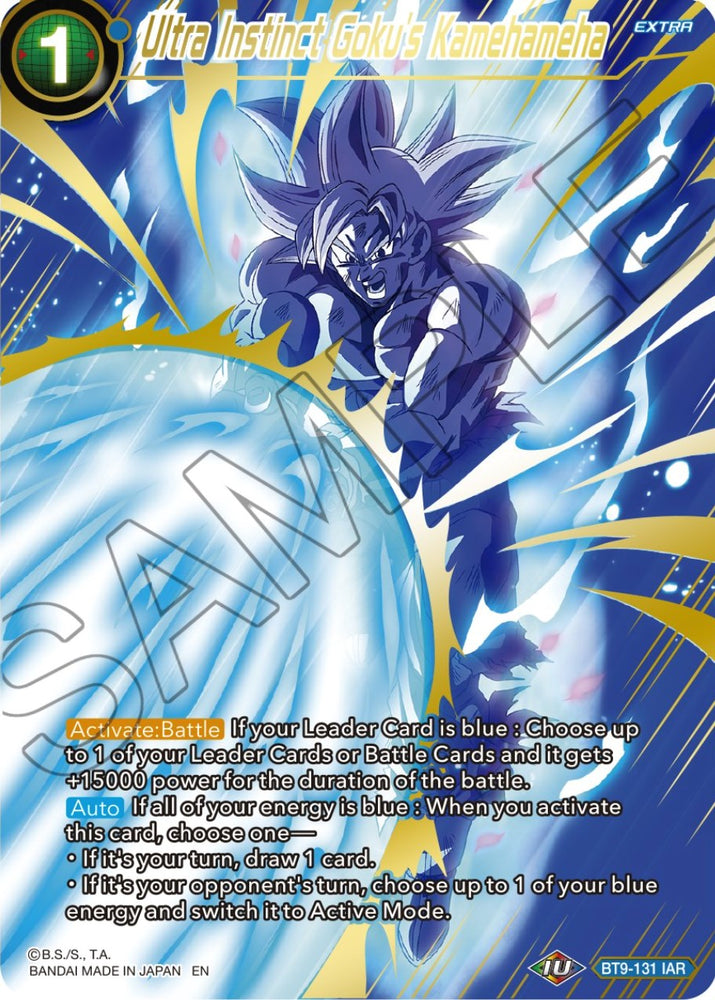 Kamehameha de Ultra Instinct Goku (BT9-131) [Selección de tema: Historia de Son Goku] 