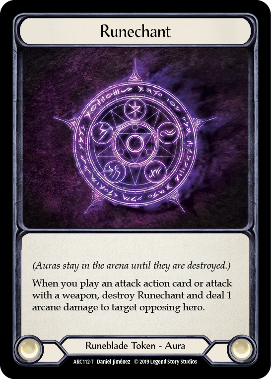 Runechant // Nebula Blade [ARC112-T // ARC077-T] (Arcane Rising) 1.ª edición Normal 