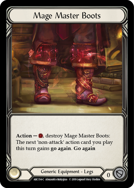 Botas de maestro mago [ARC154-C] (Arcane Rising) 1.ª edición Cold Foil 