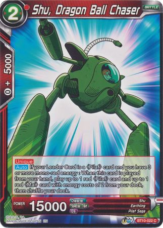 Shu, Dragon Ball Chaser (BT10-022) [El ascenso del guerrero al unísono] 